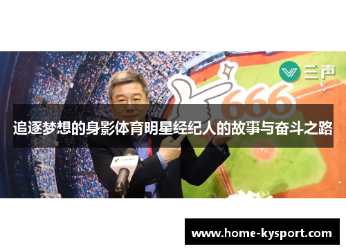 追逐梦想的身影体育明星经纪人的故事与奋斗之路
